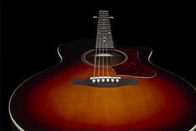 Art&Lutherie Concert Hall "Legacy" Bourbon Burst With Fishman Presys II