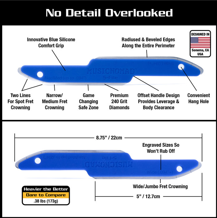 Fret Crowning file