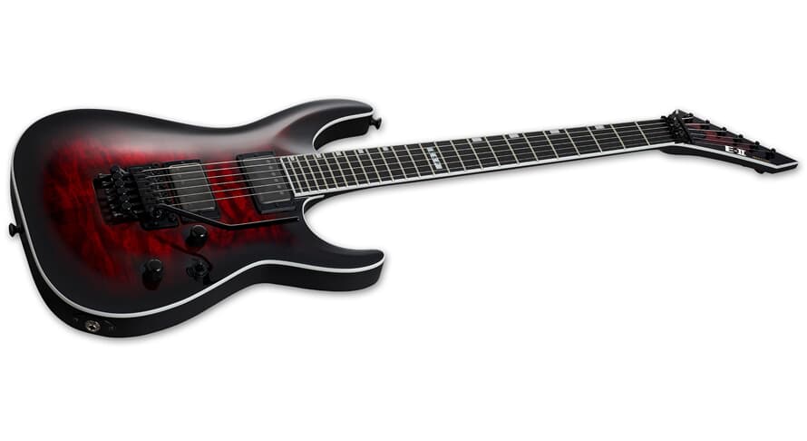LTD E-II Horizon - See Thru Black Cherry Sunburst