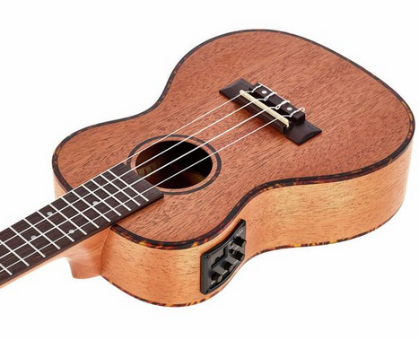Cascha Ukulele E-Concert Mahogany 