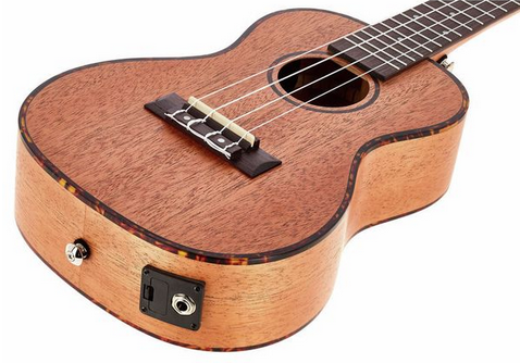 Cascha Ukulele E-Concert Mahogany 