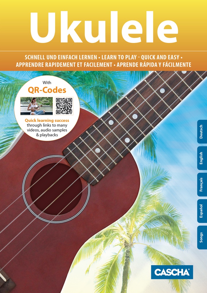 Cascha Ukulele Concert Mahogany Set