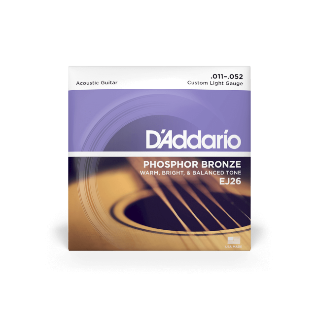 Daddario acustica11/52 PH/BR EJ26