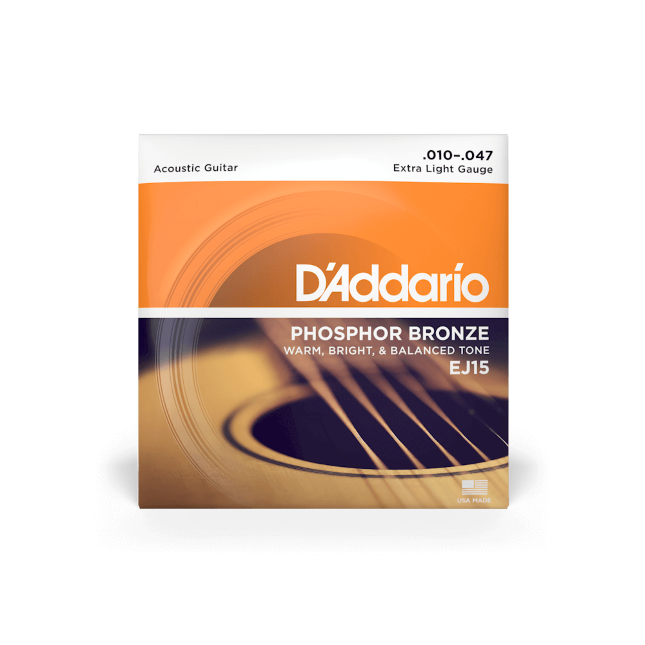 Daddario acustica10/47 PH/BR EJ15
