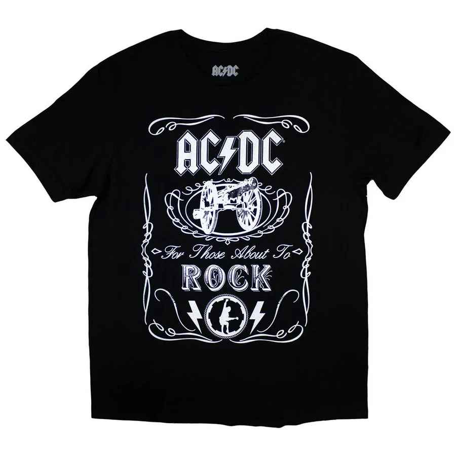 ACDC KIDS 7-8 Anni Vintage Cannon Maglietta