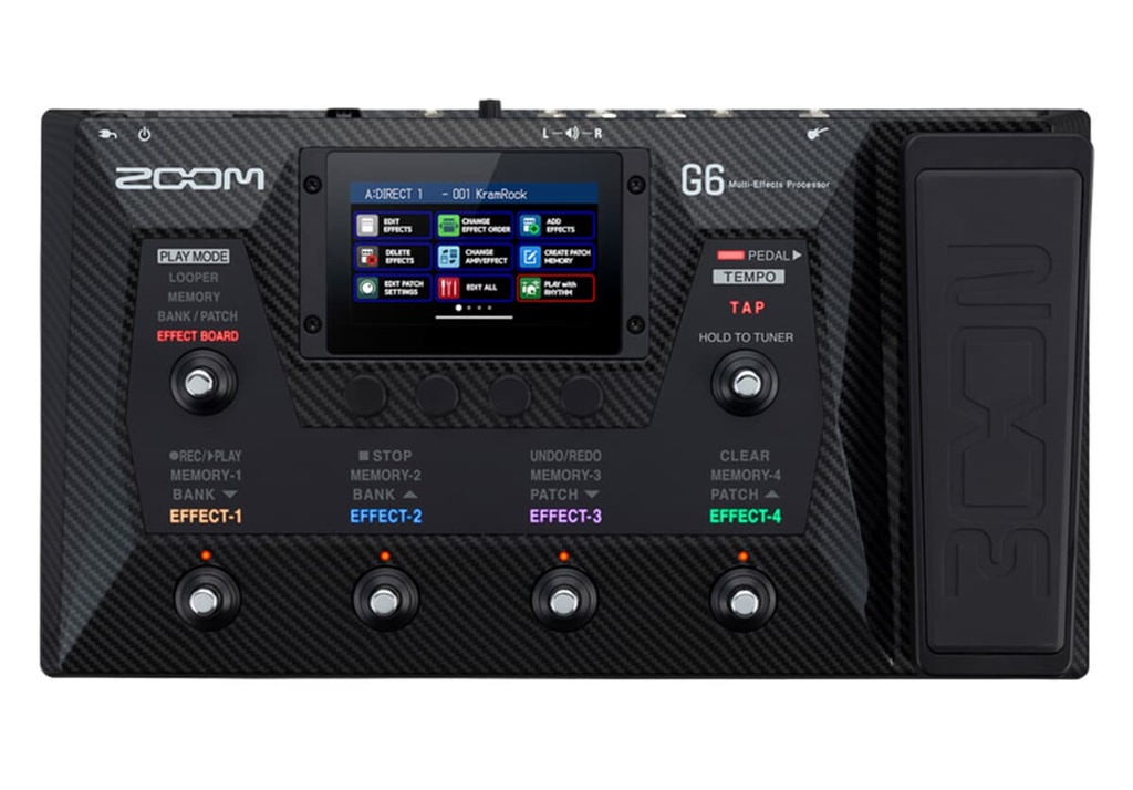 Zoom G6 Pedaliera Multieffetto
