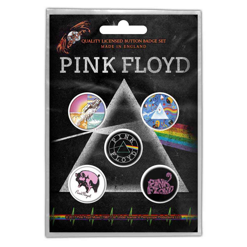 Pink Floyd Button Badge: Prism