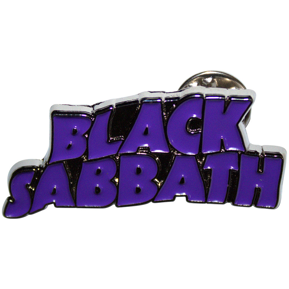 Black Sabbath: Spilla Wavy Logo