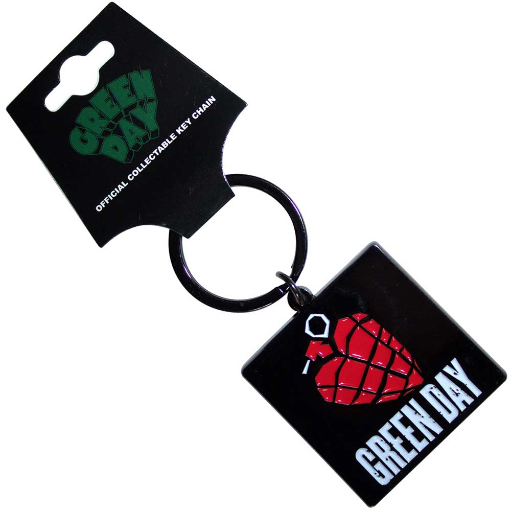 Green Day Portachiavi: Grenade Logo 