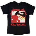 Metallica XL Unisex Kill 'Em All Tracks Maglietta