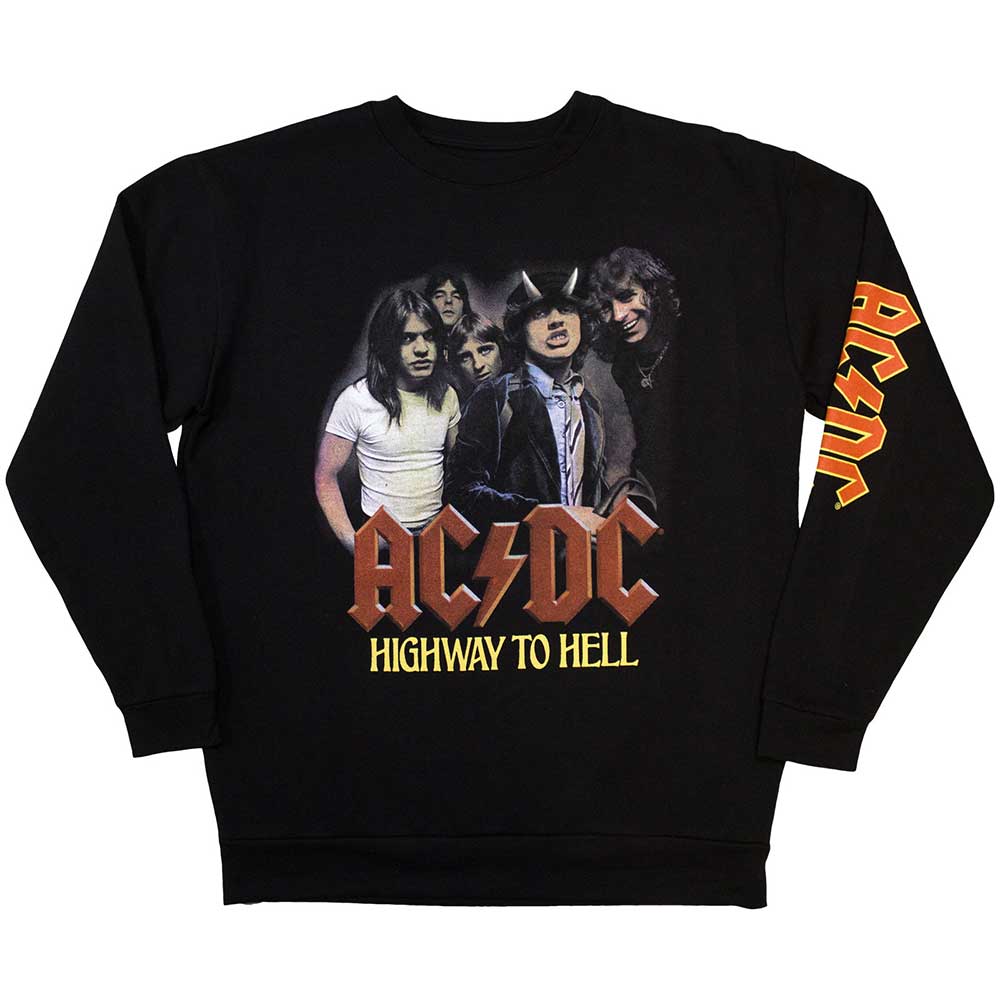 ACDC M Felpa H2H Band Nera 