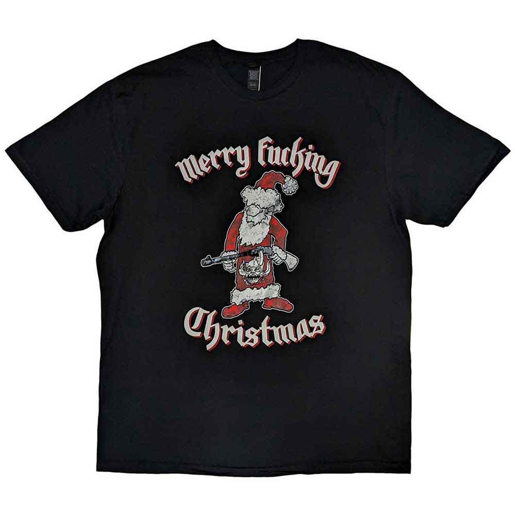 Motorhead M Unisex: Merry Effing Christmas Maglietta 