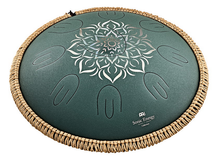 Big Tongue Drum Sonic Energy F# Minore 432Hz Green Engraved 