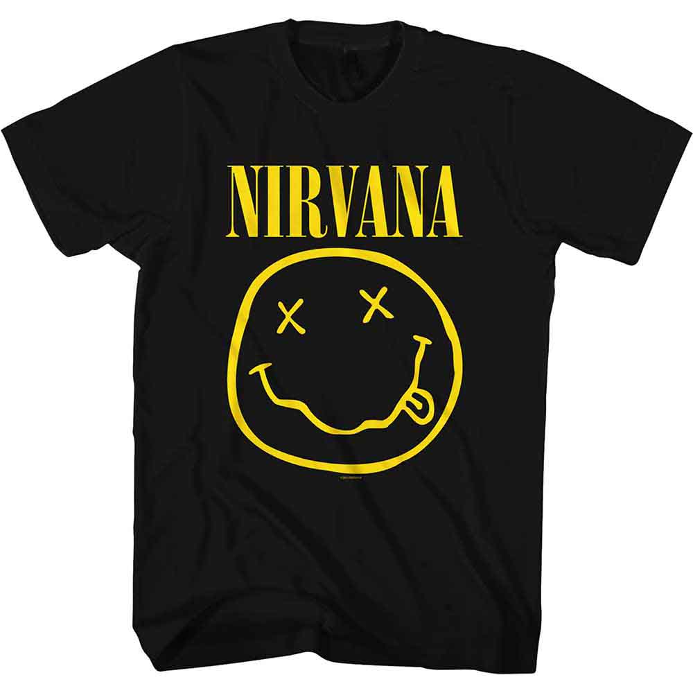 Nirvana XL Yellow Happy Maglietta