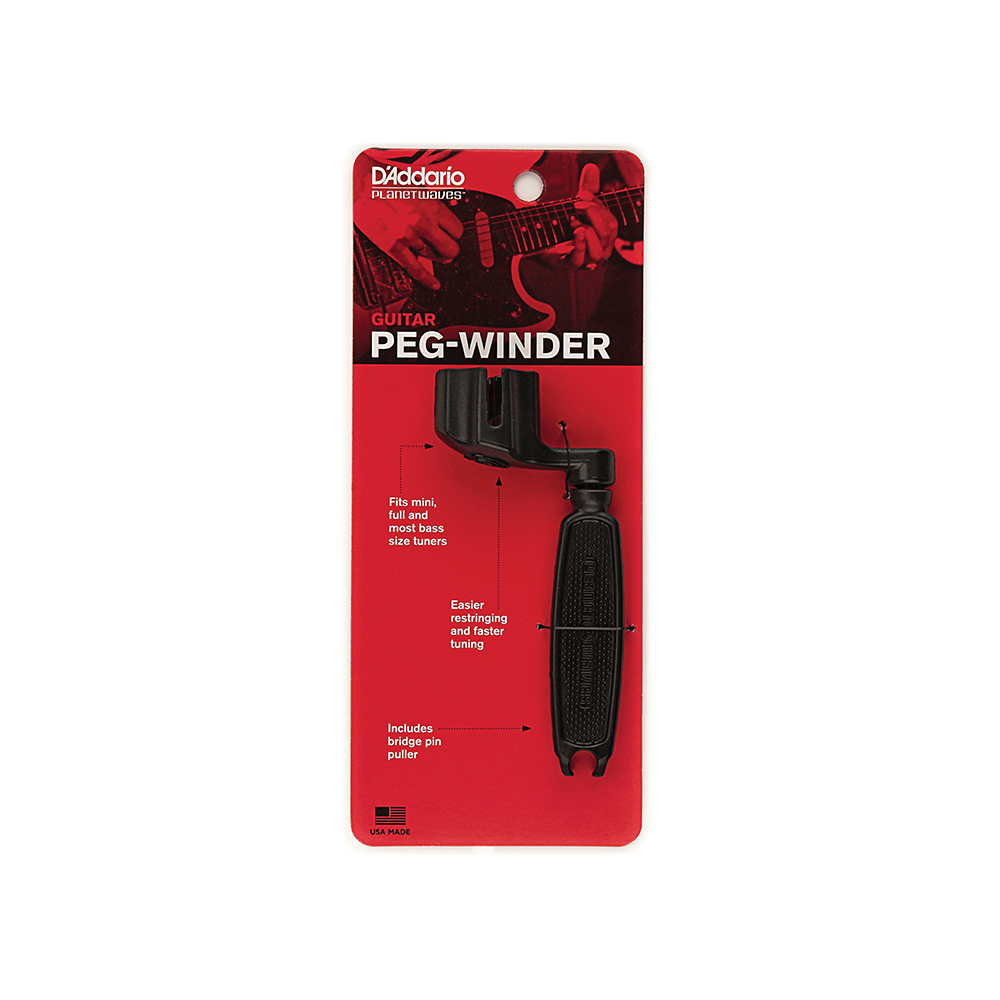 Daddario Peg Winder Chitarra Nero