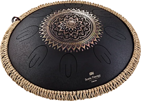 Big Tongue Drum Sonic Energy D Kurd Black Engraved
