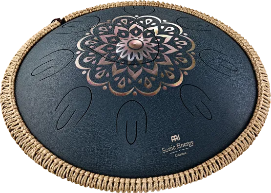 Tongue Drum Sonic Energy D Amara Blue Engraved