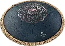 Tongue Drum Sonic Energy D Amara Blue Engraved