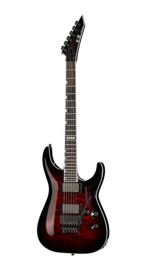 LTD E-II Horizon - See Thru Black Cherry Sunburst