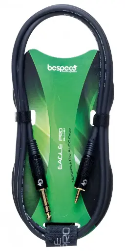 [BEEASMS300] Bespeco Cavo Jack - Mini Jack Stereo 3M