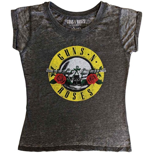 [GNRBO03LC02] Guns N Roses M Lady Classic Logo Maglietta 