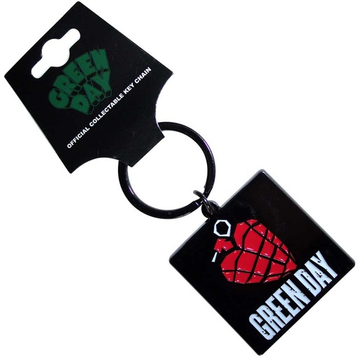 [GDKEY02] GreenDay Portachiavi Grenade Logo 