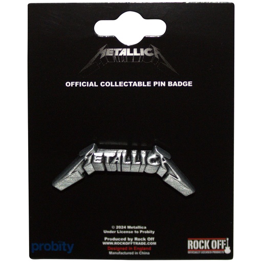 [METPIN07] Metallica 3D Logo Spilla