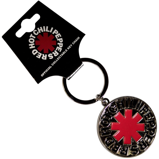 [RHCPKEY02] Red Hot Chili Peppers Asterisk Portachiavi 