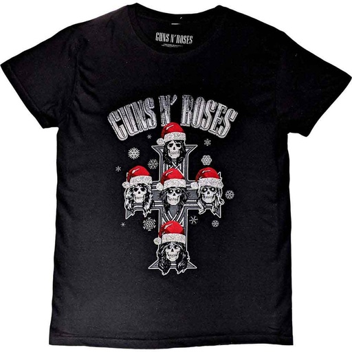 [GNRTS100MB03] Guns N Roses L Unisex Appetite Christmas Maglietta 