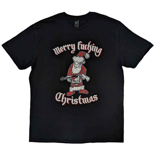 [MHEADTEE64MB02] Motorhead M Merry Effing Christmas Maglietta 