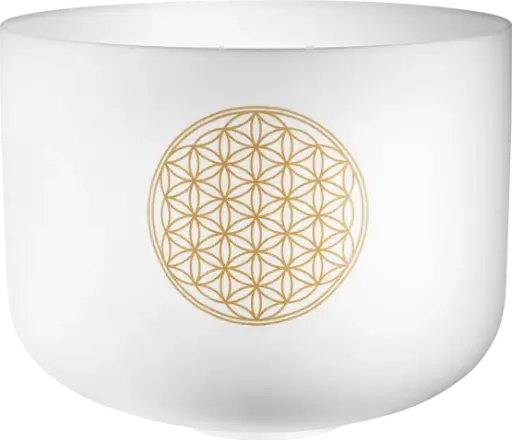 [PCSB16FOL] Planetary Tuned Crystal Singing Bowl 16" - Flower Of Life