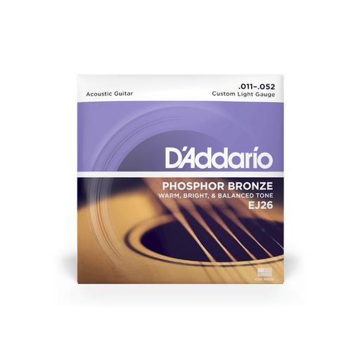 [corde] Daddario acustica11/52 PH/BR EJ26