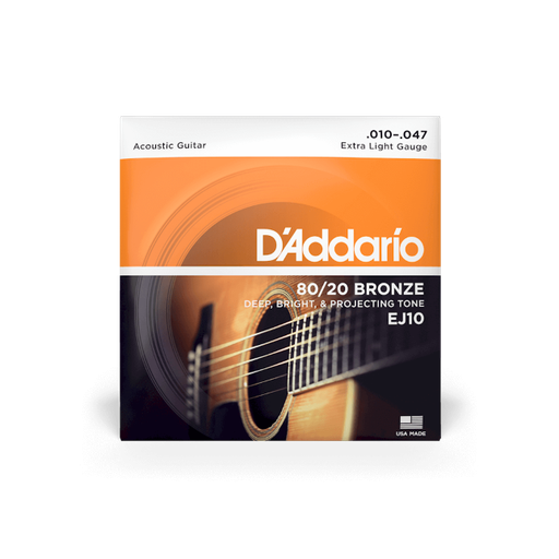 [corde] Daddario acustica 10/47 Bronze EJ10