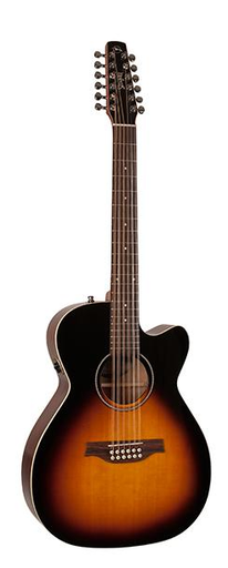 [SE-S12-CH-SB-EQ-CW] Seagull S12 Spruce Sunburst GT CW Concert Hall