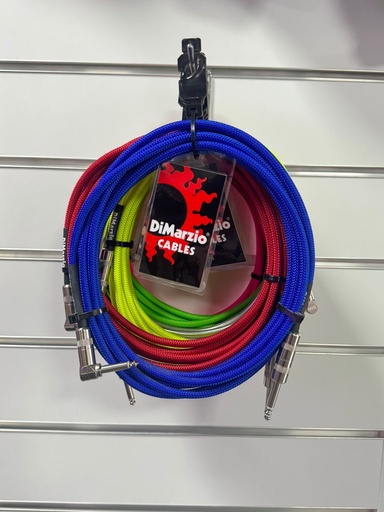 [DMEP1715SREB] DiMarzio Cavo Jack Blu Angolato 4.5m