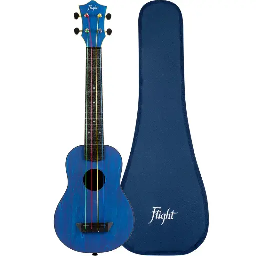 [TUSL-KIDZ] Flight Ukulele Soprano Kidz ABS Blue + Borsa