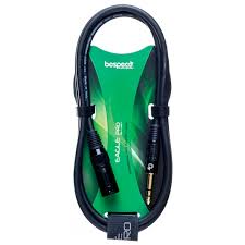 [BEEASX300R] Bespeco Jack stereo XLR M 3M